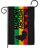 Black History - Support Inspirational Vertical Impressions Decorative Flags HG192431 Made In USA