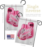 Pink Fighter - Support Inspirational Vertical Impressions Decorative Flags HG192683 Made In USA