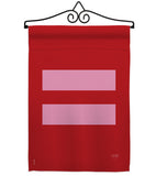 Equality - Support Inspirational Vertical Impressions Decorative Flags HG115087 Made In USA