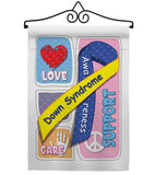 Down Syndrome - Support Inspirational Vertical Impressions Decorative Flags HG115088 Made In USA