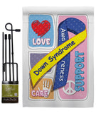 Down Syndrome - Support Inspirational Vertical Impressions Decorative Flags HG115088 Made In USA