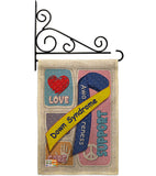 Down Syndrome - Support Inspirational Vertical Impressions Decorative Flags HG115088 Made In USA