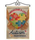 Understand Autism Awareness - Support Inspirational Vertical Impressions Decorative Flags HG115131 Made In USA