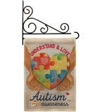 Understand Autism Awareness - Support Inspirational Vertical Impressions Decorative Flags HG115131 Made In USA