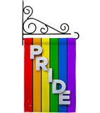 Rainbow Pride - Support Inspirational Vertical Impressions Decorative Flags HG115177 Made In USA