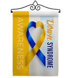 Down Syndrome Awareness - Support Inspirational Vertical Impressions Decorative Flags HG115210 Made In USA