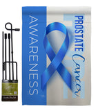 Prostate Cancer Awareness - Support Inspirational Vertical Impressions Decorative Flags HG115211 Made In USA
