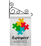 Asperger's Awarness - Support Inspirational Vertical Impressions Decorative Flags HG115213 Made In USA