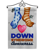 Down Syndrome Awareness - Support Inspirational Vertical Impressions Decorative Flags HG115215 Made In USA