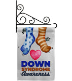 Down Syndrome Awareness - Support Inspirational Vertical Impressions Decorative Flags HG115215 Made In USA