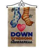 Down Syndrome Awareness - Support Inspirational Vertical Impressions Decorative Flags HG115215 Made In USA