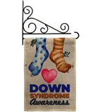 Down Syndrome Awareness - Support Inspirational Vertical Impressions Decorative Flags HG115215 Made In USA