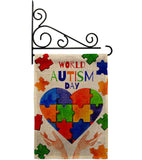 Autism Day - Support Inspirational Vertical Impressions Decorative Flags HG115232 Made In USA