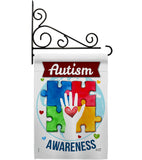 Hope for Autism Awareness - Support Inspirational Vertical Impressions Decorative Flags HG137047 Made In USA