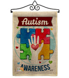 Hope for Autism Awareness - Support Inspirational Vertical Impressions Decorative Flags HG137047 Made In USA