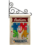 Hope for Autism Awareness - Support Inspirational Vertical Impressions Decorative Flags HG137047 Made In USA