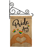 Love Pride - Support Inspirational Vertical Impressions Decorative Flags HG137209 Made In USA