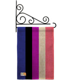 Genderfluidity Pride - Support Inspirational Vertical Impressions Decorative Flags HG148008 Made In USA