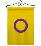 Intersex - Support Inspirational Vertical Impressions Decorative Flags HG148010 Made In USA
