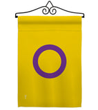 Intersex - Support Inspirational Vertical Impressions Decorative Flags HG148010 Made In USA