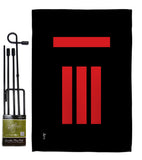 Master Slave Pride - Support Inspirational Vertical Impressions Decorative Flags HG148015 Made In USA