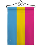 Pansexual pride - Support Inspirational Vertical Impressions Decorative Flags HG148018 Made In USA