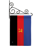 Polyamory flag - Support Inspirational Vertical Impressions Decorative Flags HG148019 Made In USA