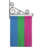 Polysexuality - Support Inspirational Vertical Impressions Decorative Flags HG148020 Made In USA