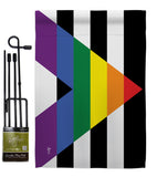 Straight Allies For Equality - Support Inspirational Vertical Impressions Decorative Flags HG148023 Made In USA