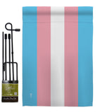 Transgender - Support Inspirational Vertical Impressions Decorative Flags HG148024 Made In USA