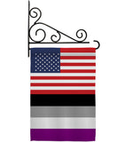 US Asexua - Support Inspirational Vertical Impressions Decorative Flags HG148027 Made In USA