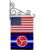 US BDSM rights - Support Inspirational Vertical Impressions Decorative Flags HG148028 Made In USA