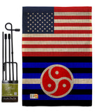 US BDSM rights - Support Inspirational Vertical Impressions Decorative Flags HG148028 Made In USA