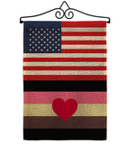US Fat Pride - Support Inspirational Vertical Impressions Decorative Flags HG148031 Made In USA