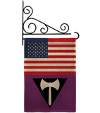 US Labrys Pride - Support Inspirational Vertical Impressions Decorative Flags HG148037 Made In USA