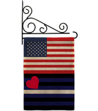 US Leather Pride - Support Inspirational Vertical Impressions Decorative Flags HG148038 Made In USA