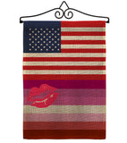 US Lipstick lesbian - Support Inspirational Vertical Impressions Decorative Flags HG148039 Made In USA