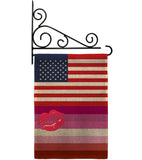 US Lipstick lesbian - Support Inspirational Vertical Impressions Decorative Flags HG148039 Made In USA