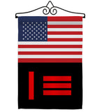 US Master Slave Pride - Support Inspirational Vertical Impressions Decorative Flags HG148040 Made In USA