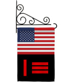 US Master Slave Pride - Support Inspirational Vertical Impressions Decorative Flags HG148040 Made In USA