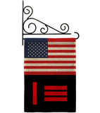 US Master Slave Pride - Support Inspirational Vertical Impressions Decorative Flags HG148040 Made In USA