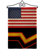 US Rubber pride - Support Inspirational Vertical Impressions Decorative Flags HG148047 Made In USA