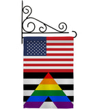 US Straight Allies For Equality - Support Inspirational Vertical Impressions Decorative Flags HG148048 Made In USA