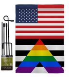 US Straight Allies For Equality - Support Inspirational Vertical Impressions Decorative Flags HG148048 Made In USA