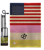 US Twink - Support Inspirational Vertical Impressions Decorative Flags HG148050 Made In USA