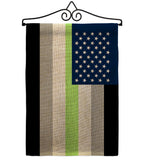 US Agender Pride - Support Inspirational Vertical Impressions Decorative Flags HG148643 Made In USA