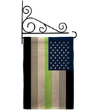 US Agender Pride - Support Inspirational Vertical Impressions Decorative Flags HG148643 Made In USA