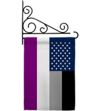 US Asexua - Support Inspirational Vertical Impressions Decorative Flags HG148644 Made In USA