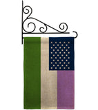 US Genderqueer pride - Support Inspirational Vertical Impressions Decorative Flags HG148650 Made In USA