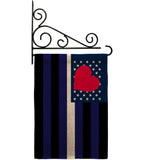 US Leather Pride - Support Inspirational Vertical Impressions Decorative Flags HG148654 Made In USA